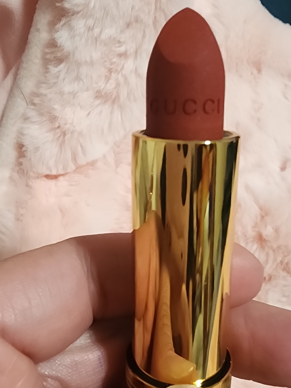 Gucci Matte Lipstick in Warm Brick Red - Picture 2 of 2